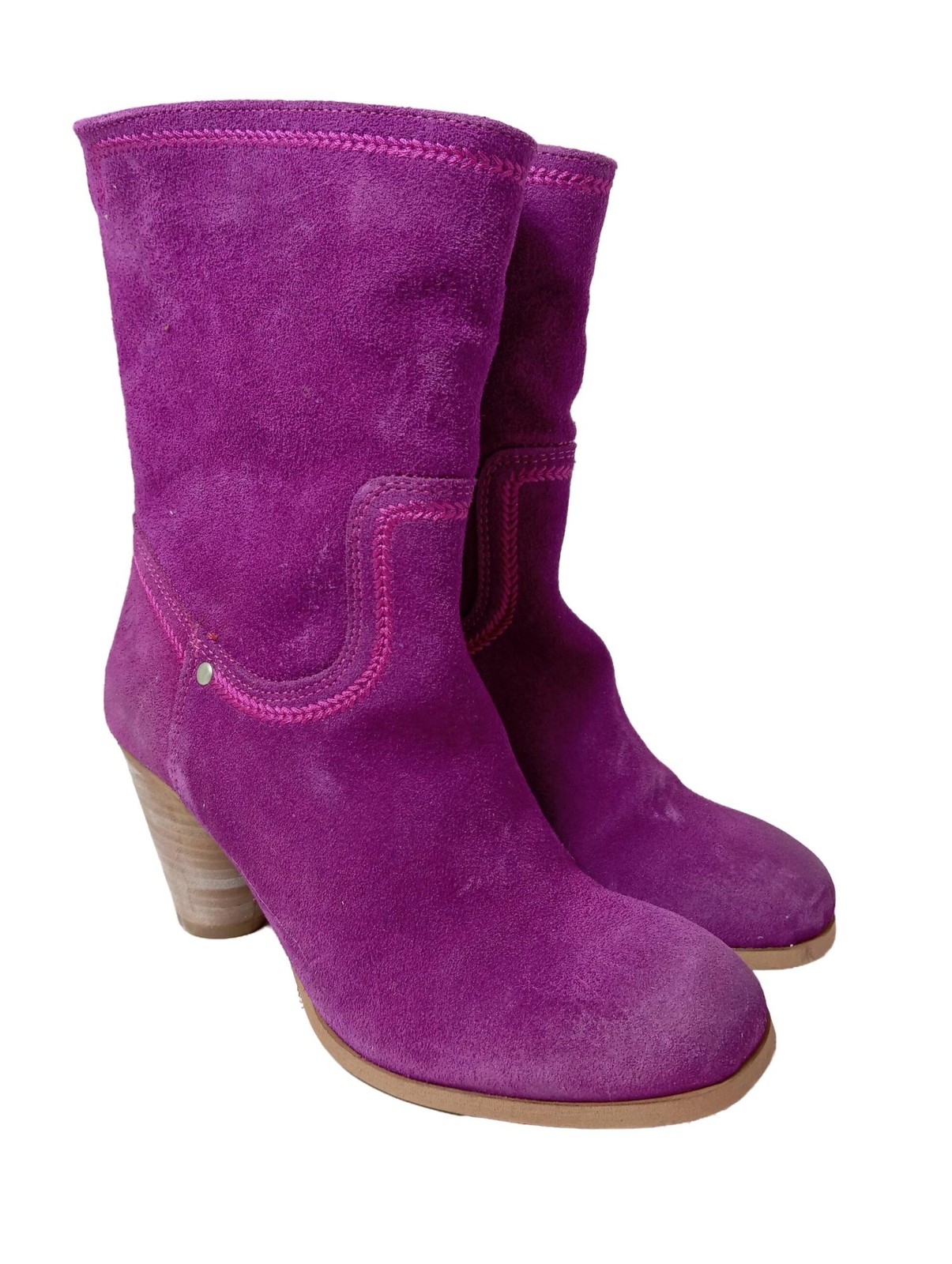 BRONX Botas deslizantes Mujeres Botines Talla EU 37 lila estilo extravagante