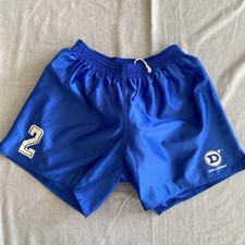 Vintage Men’s Japanese Blue Dazzle Shiny Satin Dell’erba Football Shorts Silky