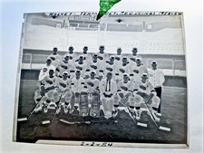 1953-54 NHL HOCKEY ORIGINAL TEAM NEGATIVE DETROIT RED WINGS GORDIE HOWE AHL OHL