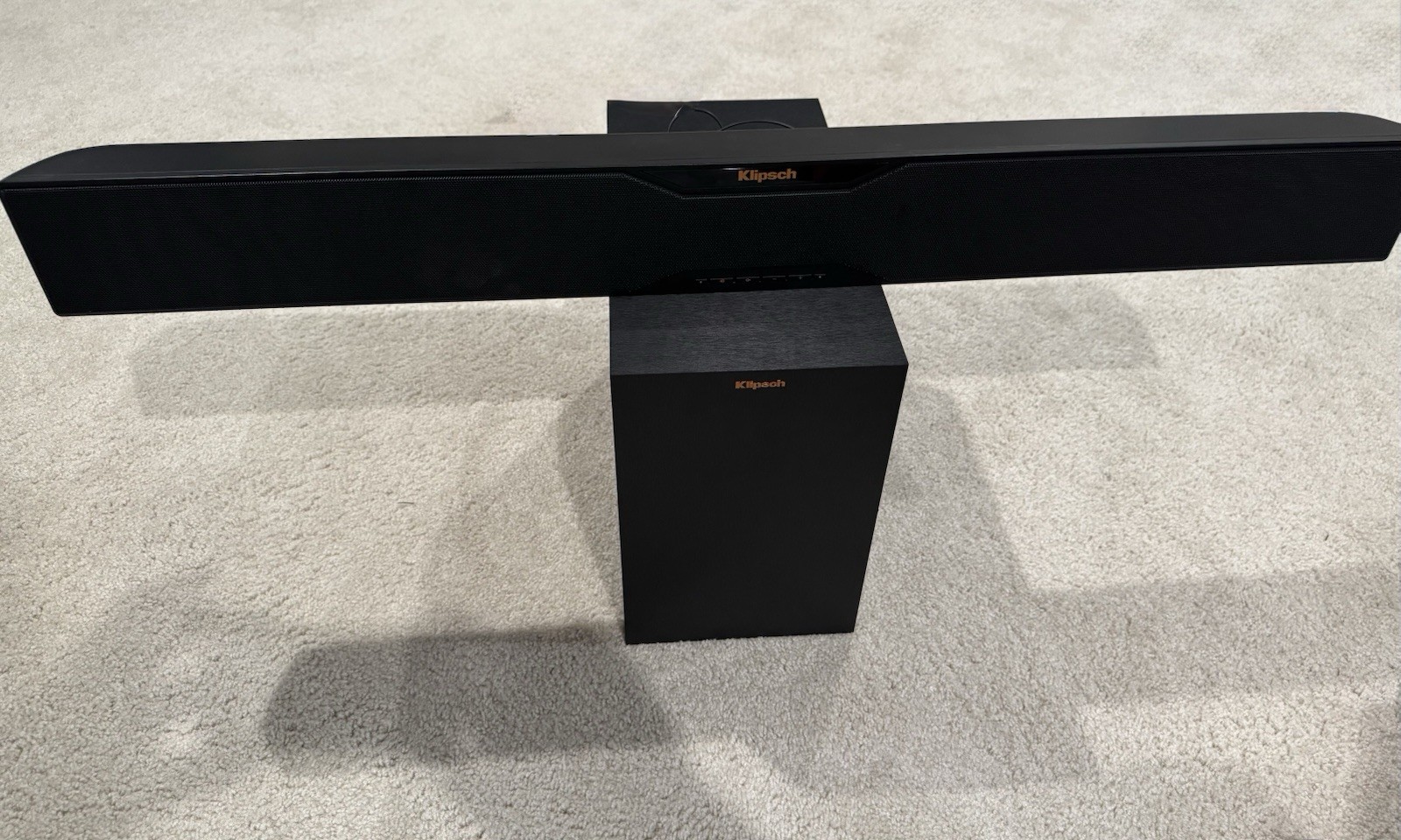 Klipsch R-10B Sound Bar With Wireless Subwoofer - Great Condition