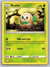 Rowlet Common SM - Cosmic Eclipse 17/236 NM YUKA MORII on eBay