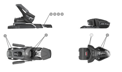 NEW  SX 10 GW Tyrolia ski bindings adult  Brake 90mm NEW pair