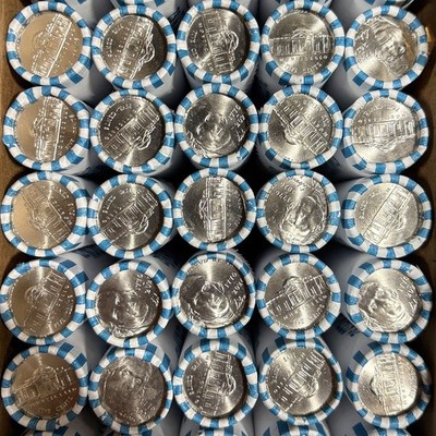 America 250 JEFFERSON NICKEL 1776-2026 Uncirculated Rolls Set