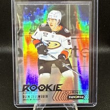 2024-25 Upper Deck Synergy Hockey Olen Zellweger Rookie Journey Away