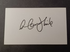 Alan Thicke (d. 2016) Signed Index Card -  Growing Pains