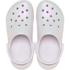 NEW Crocs Bae Iridescent Clog Grape Ice Platform Women Shoes Sandals 213220