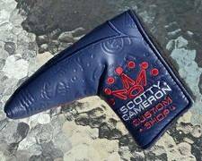 Scotty Cameron GALLERY EXCLUSIVE Custom Shop SCOTTYS STAMPS Blade Headcover NAVY