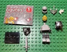 LEGO Caballero Heroico Escudo Completo Pluma Coleccionable Serie CMF 9 Minifigura