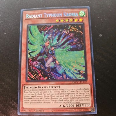Yugioh TCG Radiant Typhoon Krosea SR