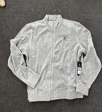 Vintage 90 s Fila Grey Velour Tracksuit Brand New With Tags Size 3XL