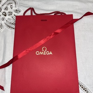 New Omega Red Gift Bag for Watches & Accessories - 8.5x11"