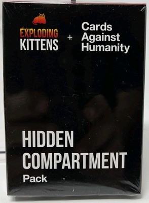 Exploding Kittens x Cards Against Humanity - Hidden Compartment Pack - NIB