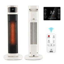 2000W Ceramic Oscillating Heater Tip Over Cut-Out 3 Heat Setting Instant Heat