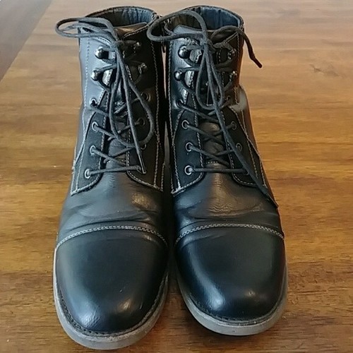 Bradley Black Cap Toe Dress Boot 