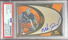 Mike Richter auto card 1997 Upper Deck SPX #31 PSA Encapsulated NY Rangers