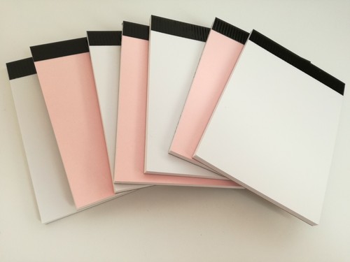 24 BLÖCKE A6 UNI WEISS 80 G/M² PAPIER NOTIZ NOTIZ NOTIZBUCH 50 BLATT P/P - Bild 1 von 8