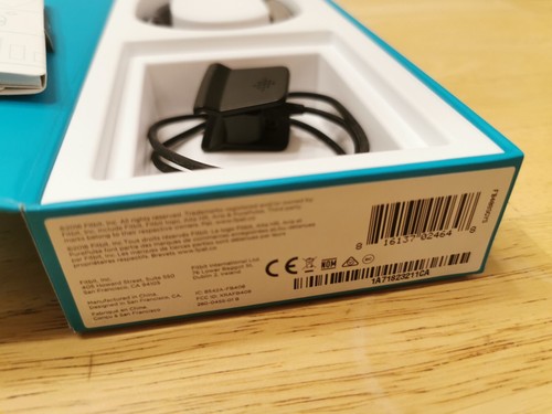 Fitbit Alta HR Fitness Wristband with Blue/Gray Band, Size Small/Petite - Picture 5 of 7