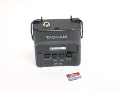 Tascam DR-10L Portable Digital Audio Recorder with 32gb SD card