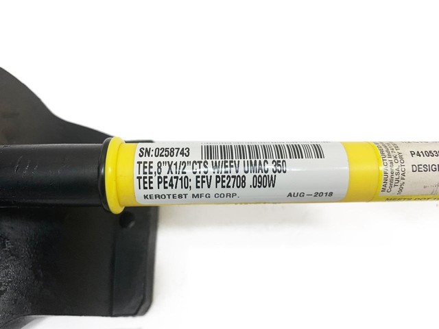 UMAC - EXCESS FLOW Gas VALVE, 1/2" x 8" CTS .090w SERIES 350 NEW FREE