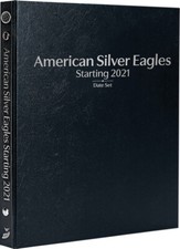Whitman Prestige™ Coin Album - American Silver Eagles: Starting 2021 Date Set