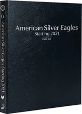 Whitman Prestige™ Coin Album - American Silver Eagles: Starting 2021 Date Set