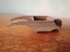 Hochwertiger Vintage Wagen Schubkarre Holz Karren 9 x 6 cm Handarbeit