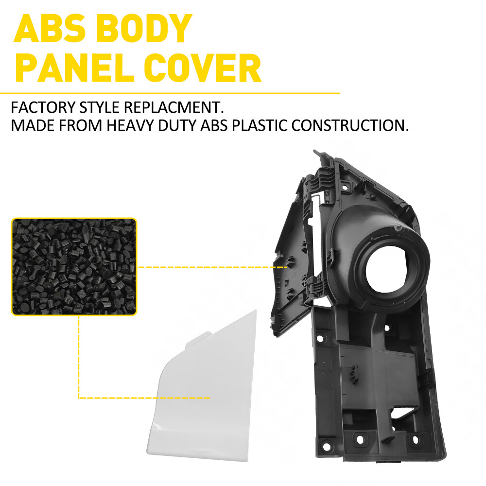 Fuel Filler Gas Cap Door Lid Housing & White Cap For 15-23 Ford Transit 150 250