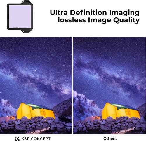 K&F Concept 100*100*2mm Anti-light Pollution Square Filter with Protective Frame - Picture 3 of 7