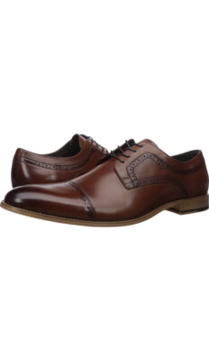 Stacy Adams Men's Dickinson Cap Toe Oxford , Cognac Size 12M | eBay