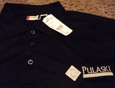 New ~ Mens ~ Pulaski  Technical College PTC ~ Polo Golf Shirt Little Rock, AR XL