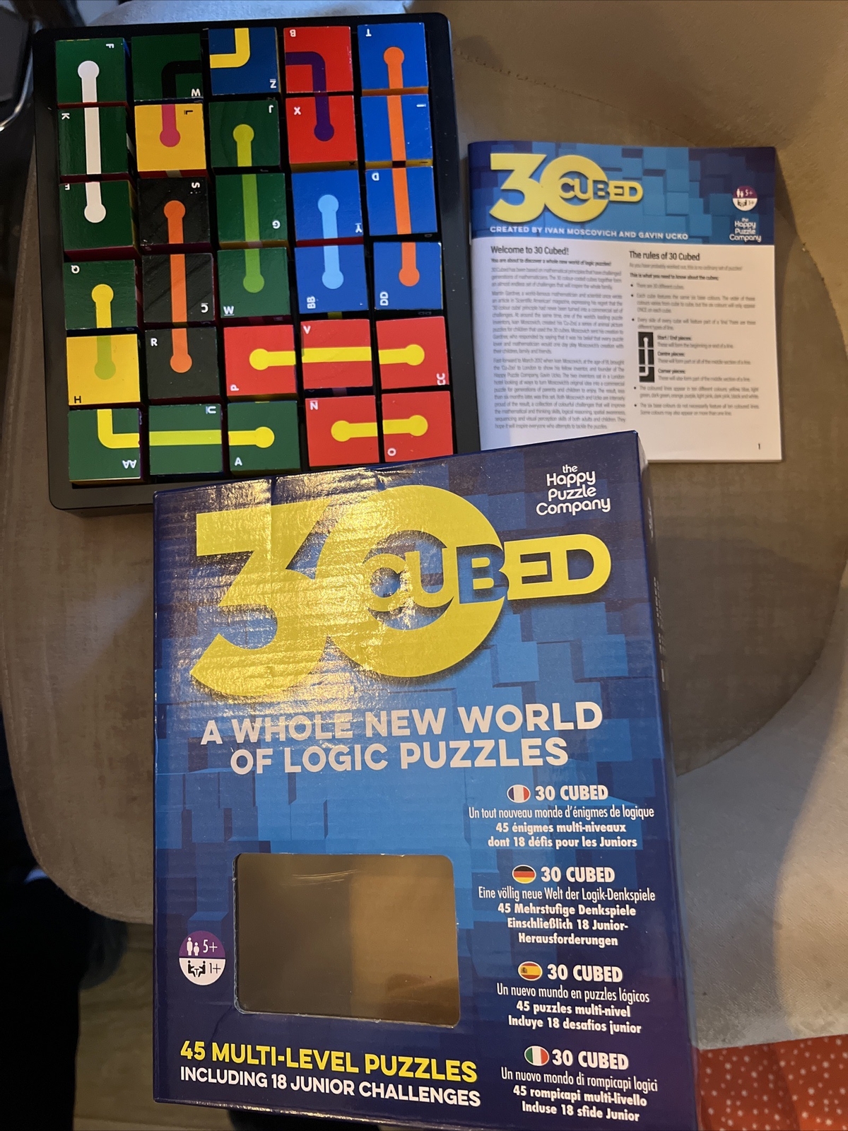 30 Cubed Game The Happy Puzzle Company  Logic Puzzles 5 Years +