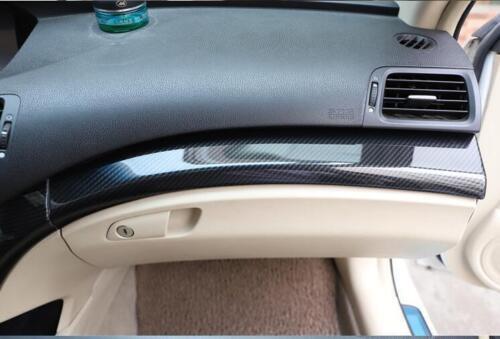 For Acura TSX 2009-2014 Carbon Fiber Look Central Console Dashboard Strip Trim - Picture 6 of 9