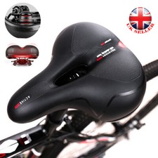 Wide Big Bum Bike Bicycle Gel Cruiser Extra Comfort Soft Sporty Pad Saddle Seat