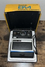 VINTAGE 1976 KODAK EK4 INSTANT CAMERA W/ ORIGINAL BOX Made In The USA Untested