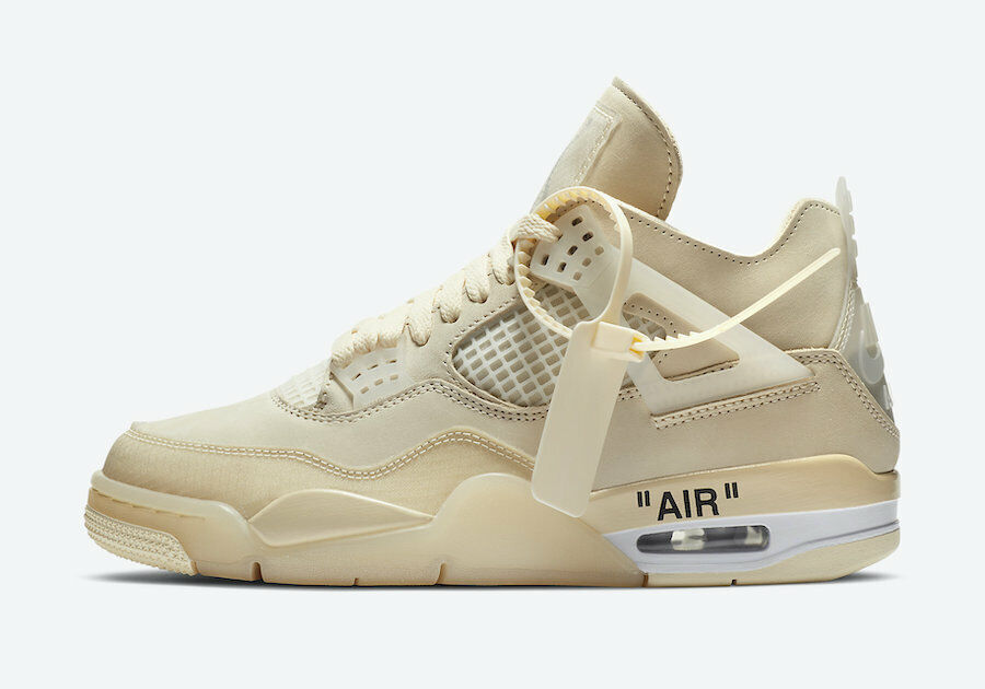 Jordan Womens Air 4 Retro Sp WMNS Off-White - Sail Cv9388 100 - Size