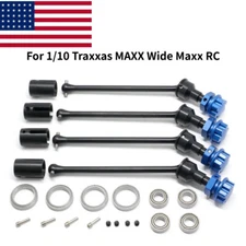 Steel Drive Shaft CVD Axle For 1/10 Traxxas MAXX Wide Maxx RC Upgrade Parts US
