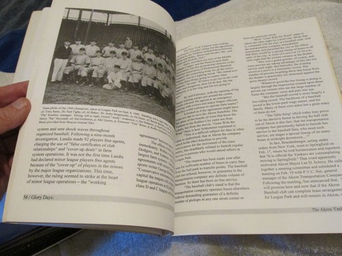 Glory Days: The Akron Yankees of the Middle Atlantic League 1935-1941 (PB BOOK) - Picture 3 of 4