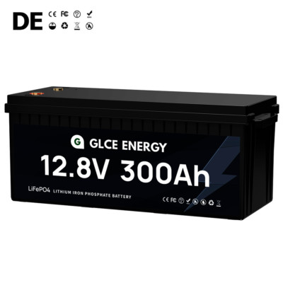 12V 300Ah Lithium Batterie LiFePO4 Solar Wohnmobil Boot Akku BMS 15000+ Zyklen