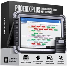 2026 Topdon Phoenix Plus Full System Active Diagnostic Scanner Tool Ecu Coding
