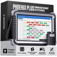 2024 Topdon Phoenix Plus Car OBD2 Scanner Diagnostic Tool Key Coding IMMO