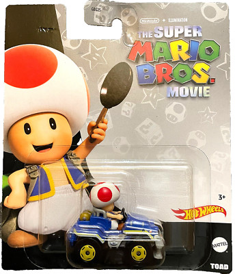 Hot Wheels Mario Kart Toad Kart Super Bros Movie 1:64 Modell Kinder Spielzeug