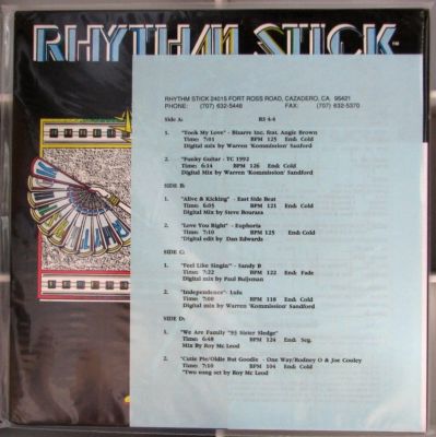 DJ Remix Rhythm Stick 4.4 Sister Sledge McLeod Hot Track Razormaid Disconet new