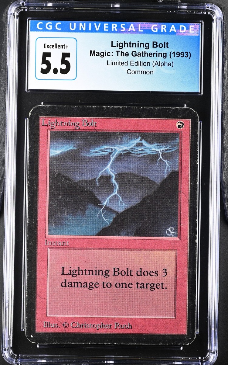 MTG Lightning bolt 稲妻 alpha α 117)《稲妻/Lightning Bolt》[2X2] 赤U | 日本最大級 MTG通販