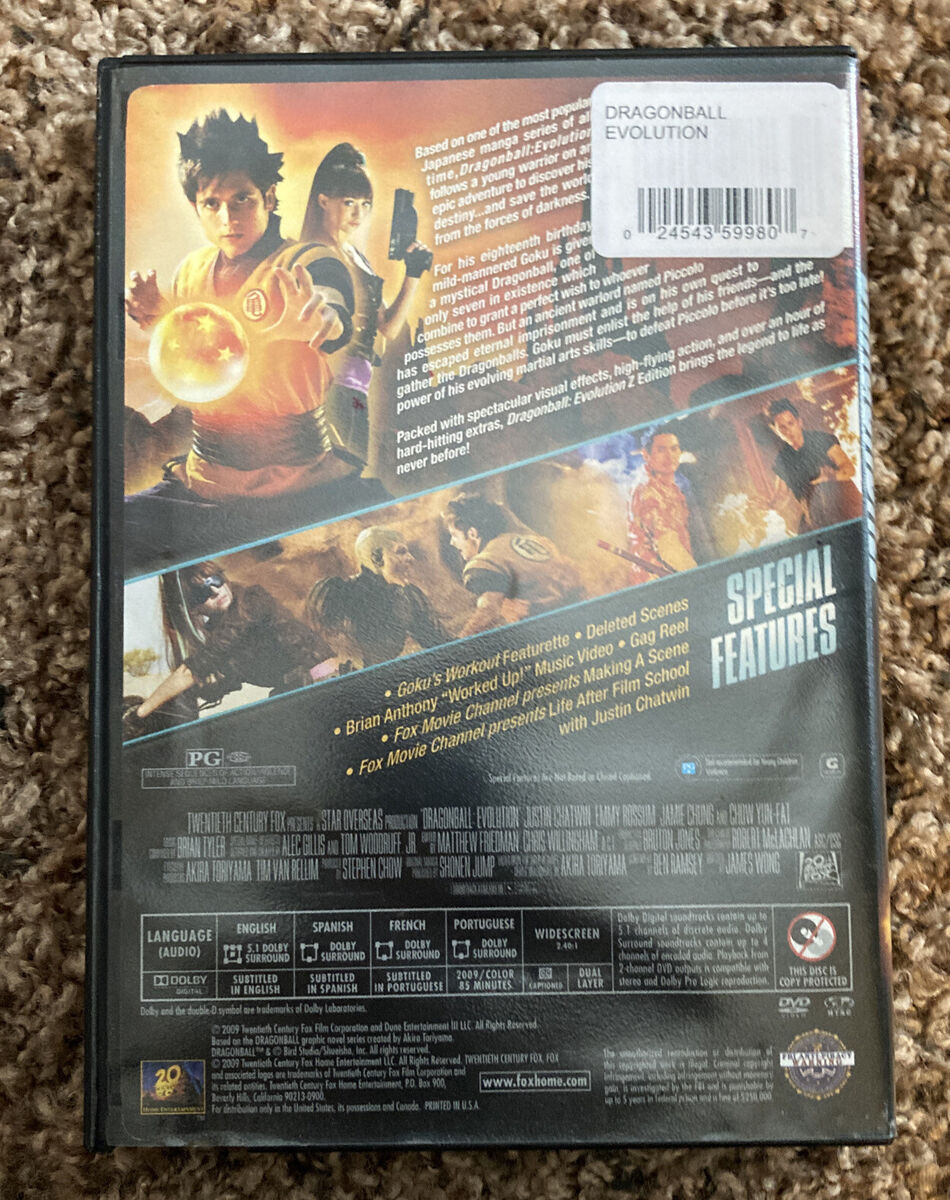 Dragonball Evolution: Z-Edition DVD 2009