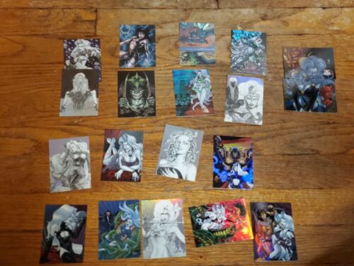 Lady Death trading card lot holo 1998 chaos comics VTG foil horror CCG TCG  - Picture 1 of 7
