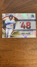2023 Bowman Baseball Scouts top 100 Andy Pages BTP-48 Atomic Refractor #d/150 SP