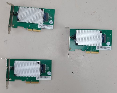 MENGE 3 Lenovo 01AJ833 PCI-E x4 bis M.2 SSD Riserkarte Low Profile mit 16GB M.2 S