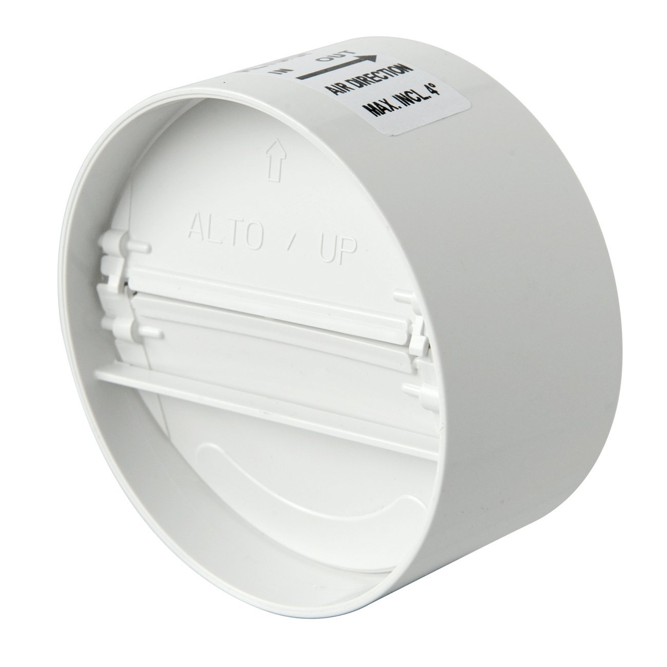 La Ventilazione VLG100B Valvola a Farfalla di Non Ritorno Aria in ABS con Guarni