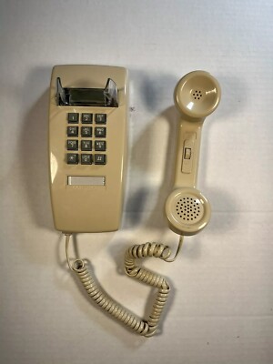 Cortelco Push Button Touch Tone Wall Mount Telephone 255444-VAB-20M
