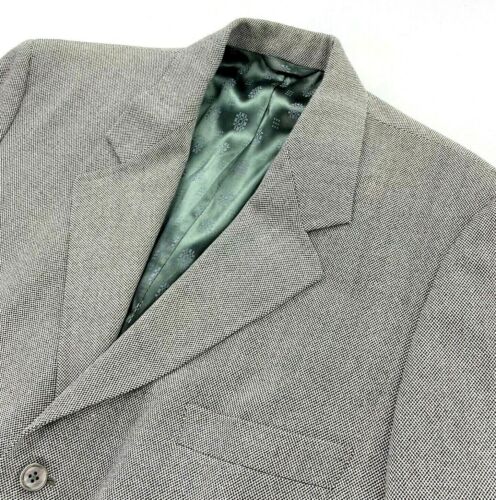 Holland & Sherry Men's Wool 3-Button Blazer/Jacket Gray • 46 Regular - Picture 1 of 9